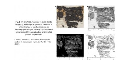 Flir Thermal Imaging Helps Reveal Hidden Text in Ancient Herculaneum Papyri